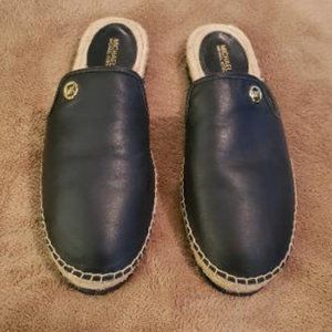 Blue leather espadrilles-Michael Kors